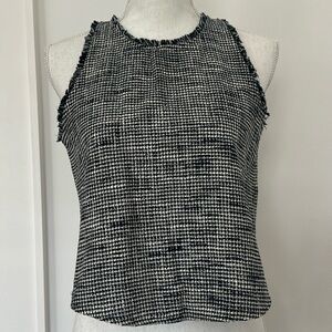 Zara Tweed Top